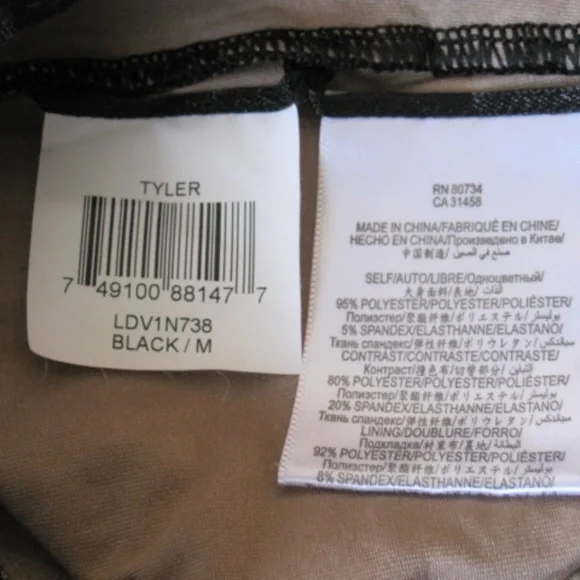 BCBGMaxAzria Black Textured Knit Top - Picture 6 of 6